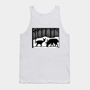 Snow Deer Tank Top